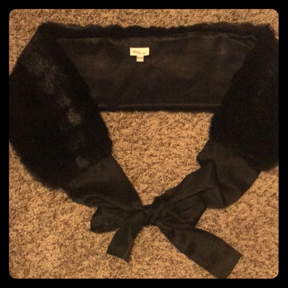 Faux fur stole